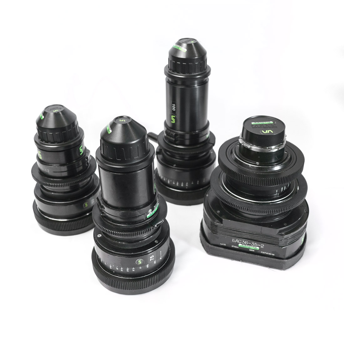 Lomo Anamorphic Primes 4 Lens Kit