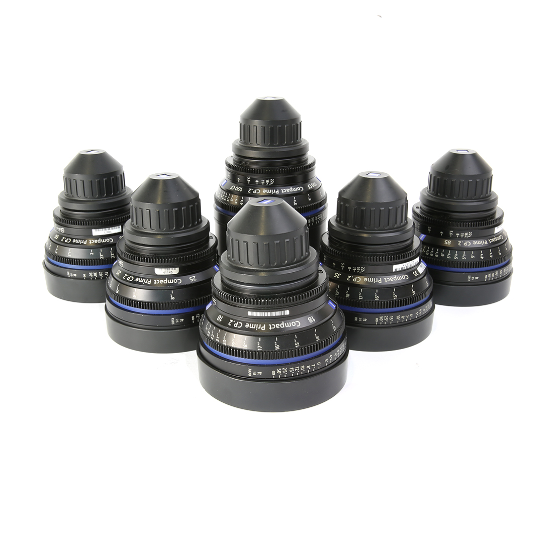 Zeiss CP.2 Primes 6 Lens Kit